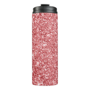 Glamourous Sparkly Pink Glitter Thermal Tumbler
