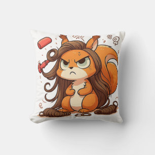 Glamourous Squirrel Hair Day Cushion