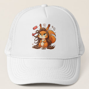 Glamourous Squirrel Hair Day Trucker Hat