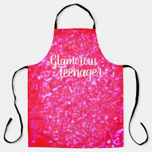 glamourous teenager apron