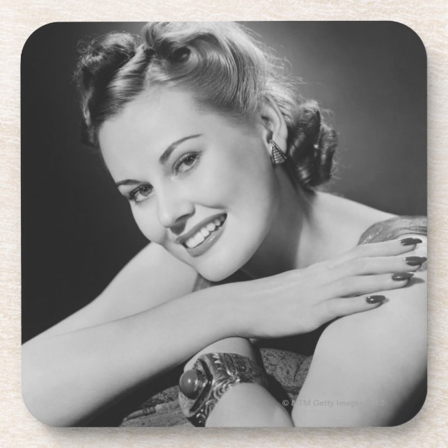 Glamourous Woman Coaster (Front)