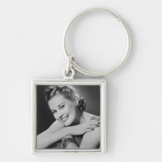 Glamourous Woman Key Ring