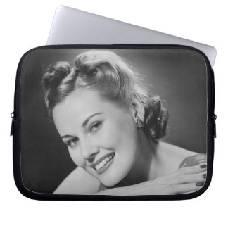 Glamourous Woman Laptop Sleeve