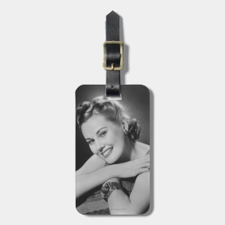 Glamourous Woman Luggage Tag