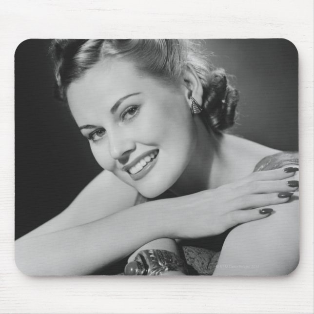 Glamourous Woman Mouse Mat (Front)