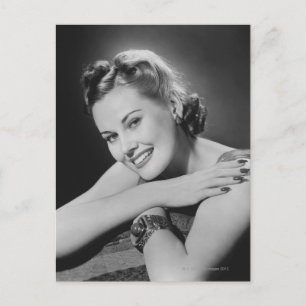 Glamourous Woman Postcard