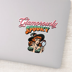 Glamourously Spooky Vintage Witch Halloween