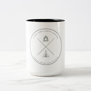 Glamp Camps logo coffee mug
