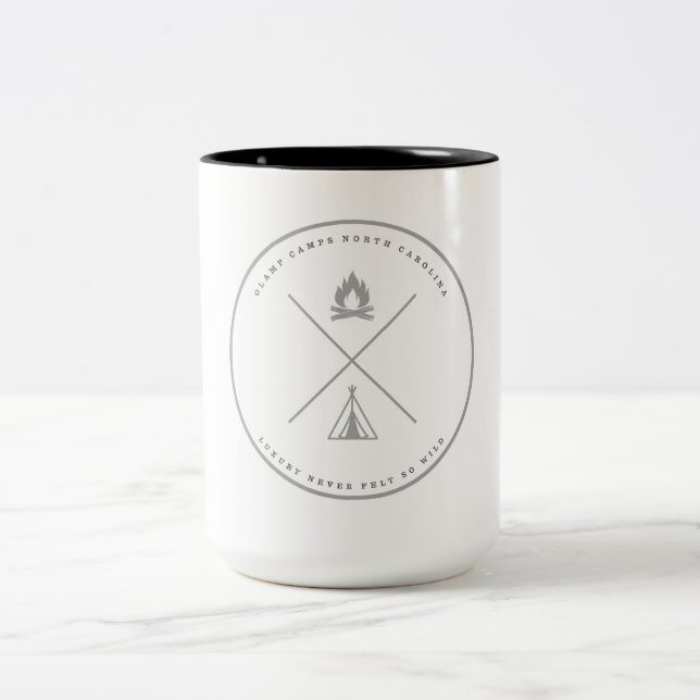 Glamp Camps logo coffee mug (Center)