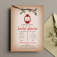 Glamping Bridal Shower - Red Lantern