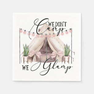 Glamping Camping Napkin