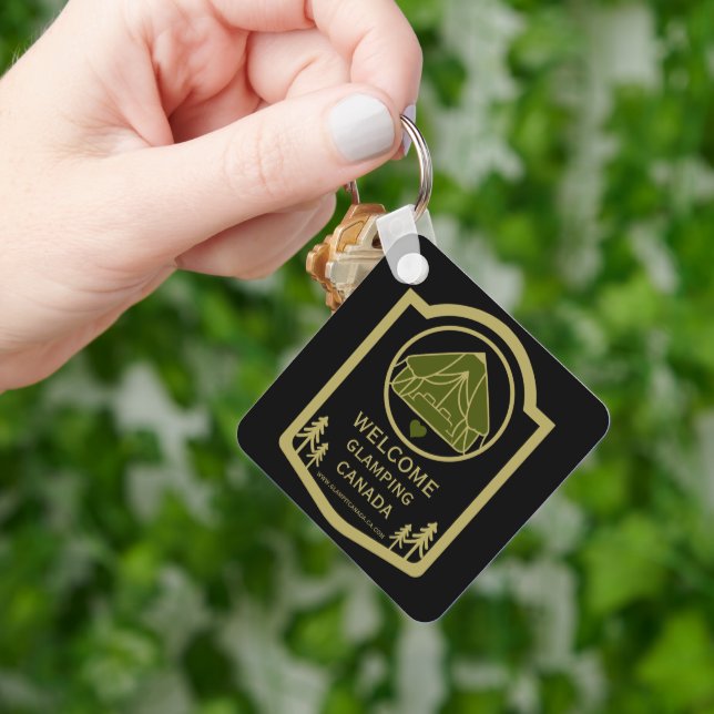 Glamping Canada Business Key Ring (Hand)
