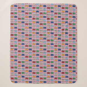 Glamping Classic Retro Campervan fandom VDub Sherpa Blanket