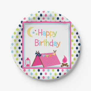 Glamping dessert plates