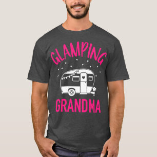 Glamping grandma camping avan trailer T-Shirt