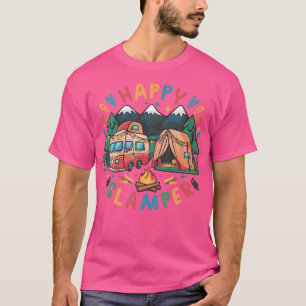 Glamping Is Like Camping With Style Funny Glamping T-Shirt