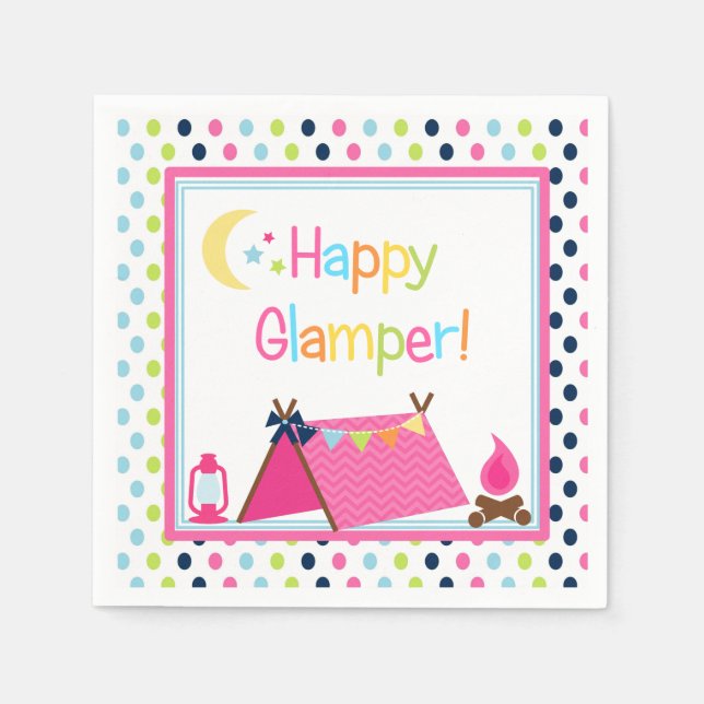 Glamping napkins (Front)