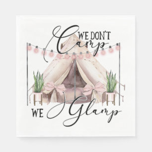 Glamping Party Napkin