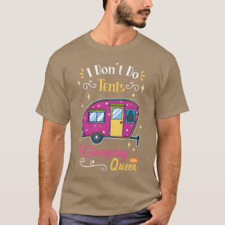 Glamping Queen Camping Grandma boy T-Shirt