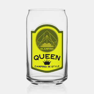Glamping Queen Camping In Style Can Glass