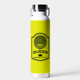 Glamping Queen Camping In Style Water Bottle