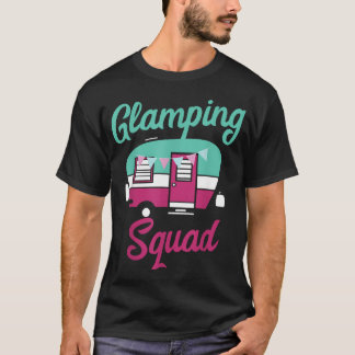 Glamping Squad Cute Popup Camper T-Shirt
