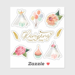 Glamping Under the Stars Camping Birthday Theme