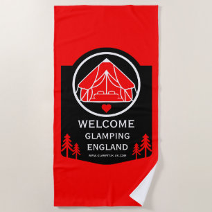 Glamping United Kingdom Business Beach Towel