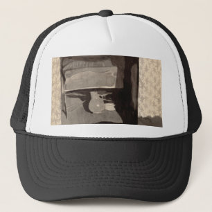 Glance into a bedroom (1908) by paul klee trucker hat