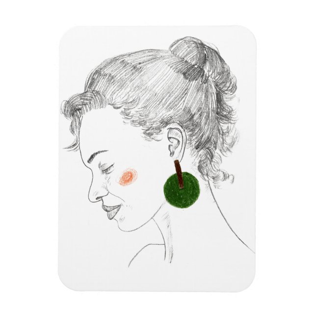 Glance Sketch Magnet (Vertical)