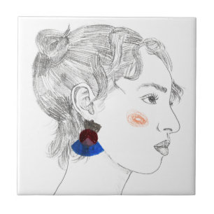 Glance Sketch - Portrait Tile