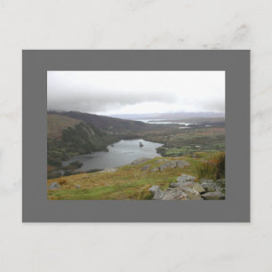 Glanmore Lake from Healy Pass Ireland. Postcard
