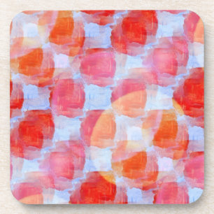 Glare from design texture background coaster