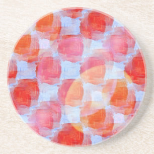 Glare from design texture background coaster