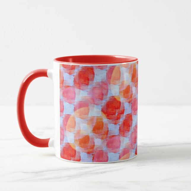 Glare from design texture background mug (Left)