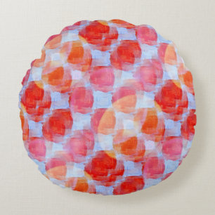 Glare from design texture background round cushion