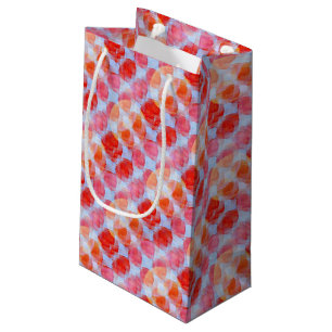 Glare from design texture background small gift bag