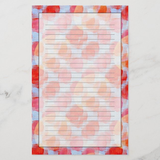 Glare from design texture background stationery (Front)