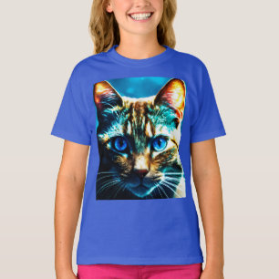 Glare of the Night – Kids Basic Cat T-Shirt