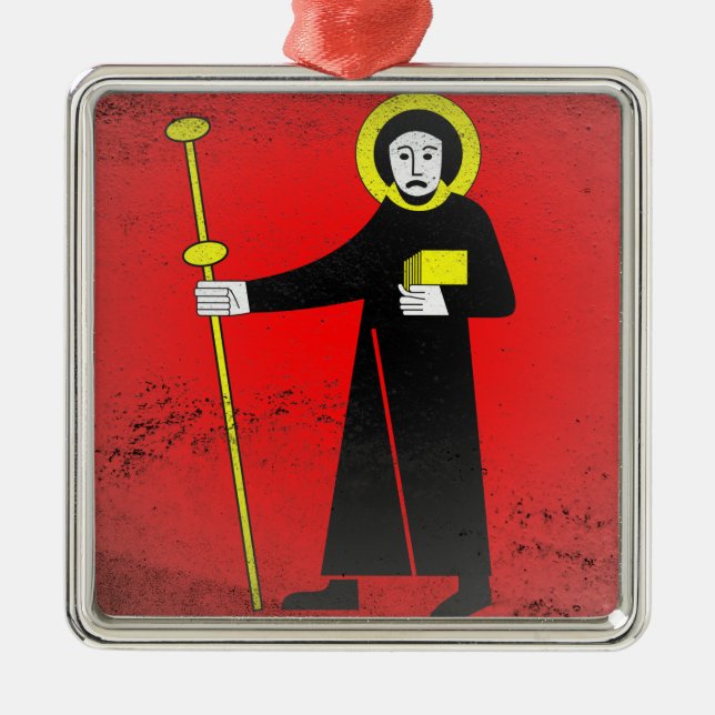 Glarus Metal Tree Decoration (Front)