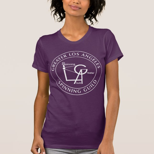 GLASG Big White Logo T-Shirt (Front)
