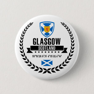 Glasgow 6 Cm Round Badge