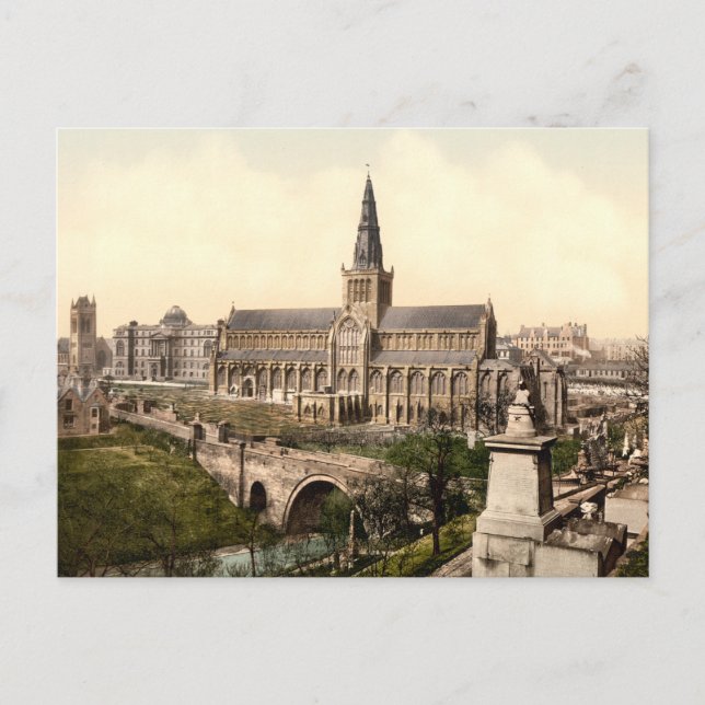 Glasgow Cathedral, Glasgow, Scotland Postcard (Front)