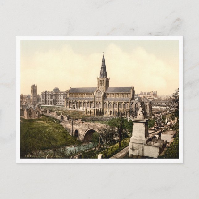 Glasgow Cathedral, Glasgow, Scotland Postcard (Front)