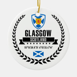 Glasgow Ceramic Tree Decoration