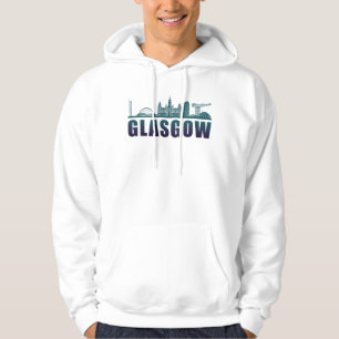 Glasgow City Cityscape Skyline Funny Gift Idea Hoodie