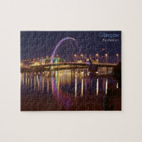Glasgow Clyde Arc at Night