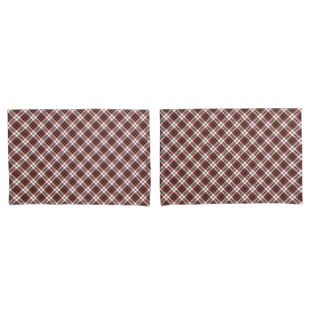 Glasgow District Tartan Plaid Bedding Pillowcase (Front-Set)