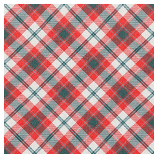Glasgow District Tartan Tartan. Fabric (Close Up)