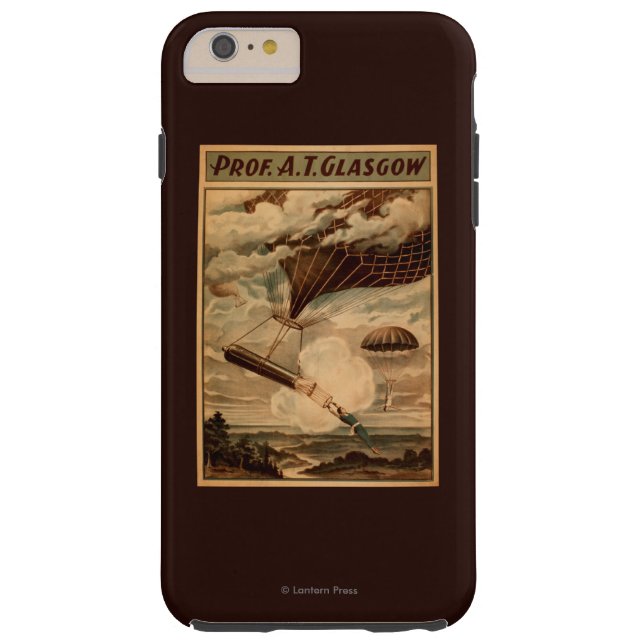 Glasgow Hot Air Balloon Circus Theatre Poster Case-Mate iPhone Case (Back)